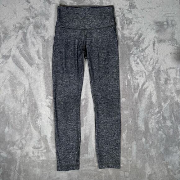 Lululemon Wunder Under Grey Leggings Size 4 High Rise Full Length - Picture 1 of 4
